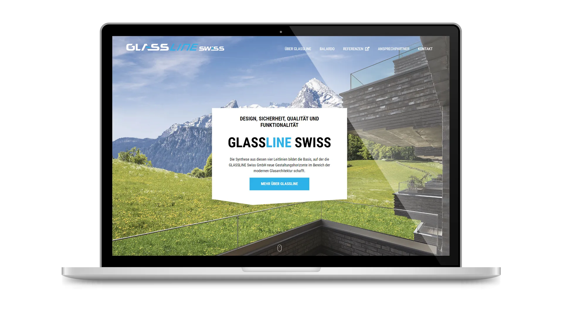 GLASSLINE Swiss GmbH Webdesign